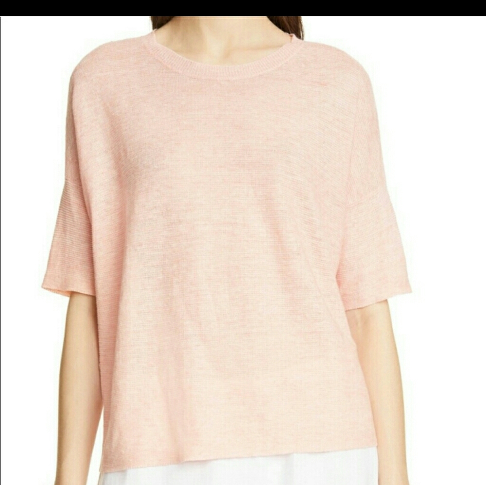 Eileen Fisher Organic Linen & Cotton Tunic XL